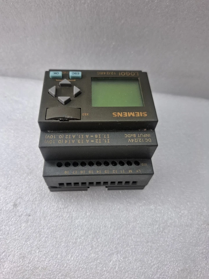 Siemens 6ED1 052-1MD00-0BA6 LOGO! Logic Module 6ED10521MD000BA6 TESTED AS PHOTOS